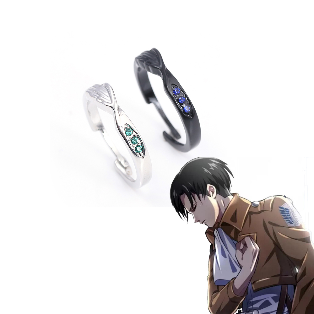 Levi Jewelry & Watches Inc - Anime Attack On Titan Rings Anime