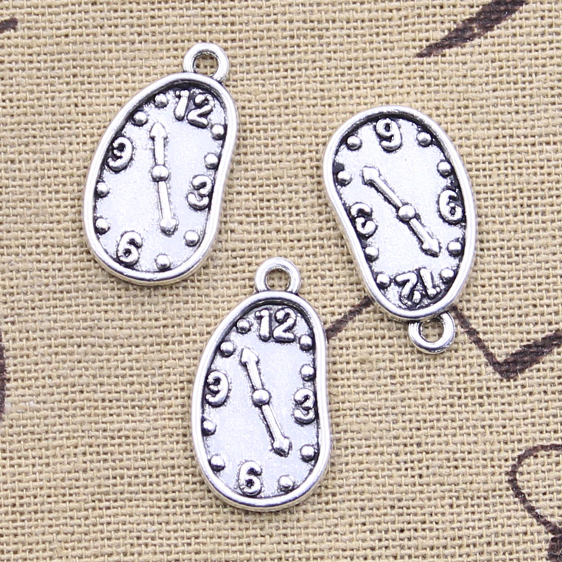 Jewelry Making Watches - 20pcs Charms Time Clock Watch 23x13mm