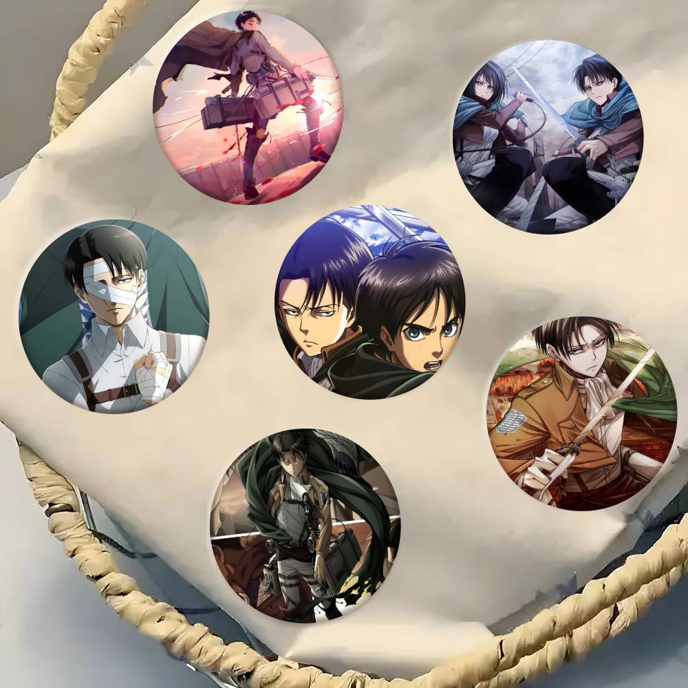 Levi Jewelry & Watches Inc - Anime Titan Levi Ackermans Badge Tinplate