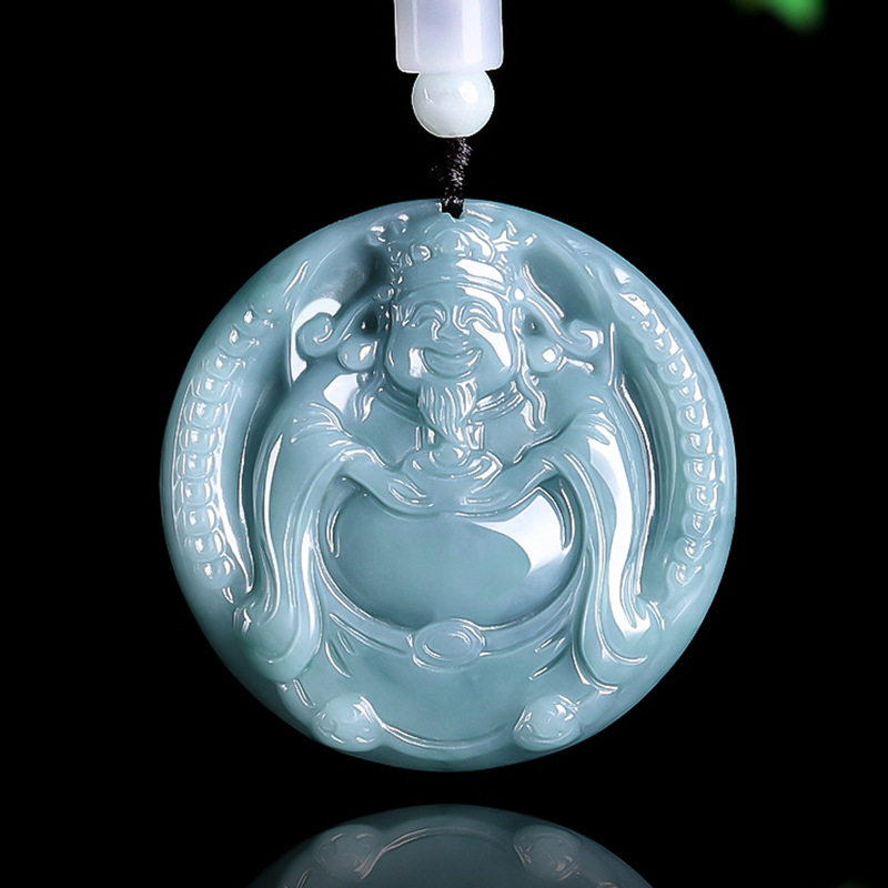 Jewelry & Watches Spółka Z Ograniczoną Odpowiedzialnością Sp Z Oo - Burmese Jadeite God of Wealth Pendant