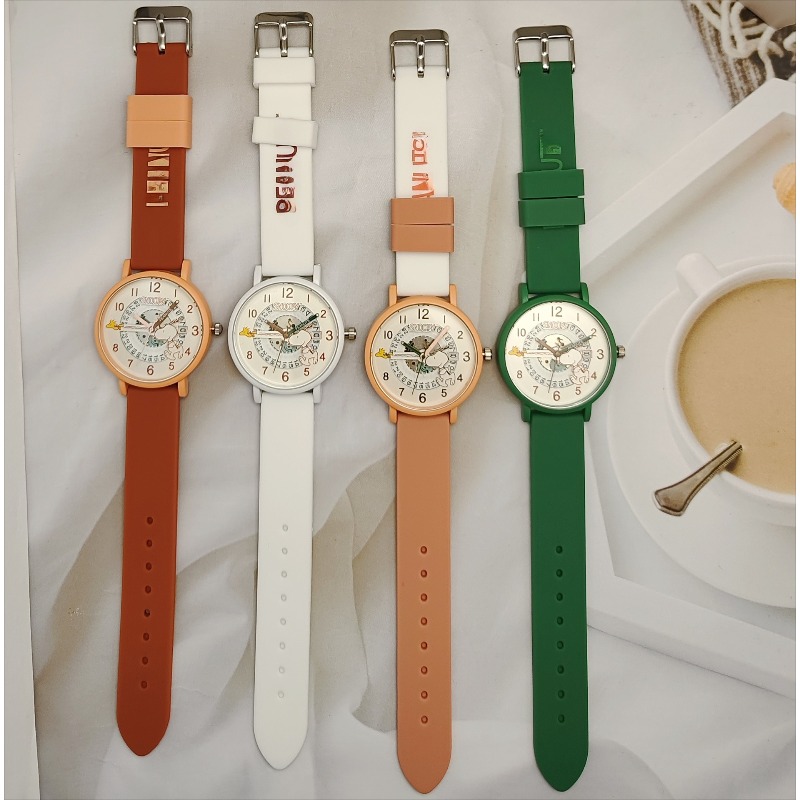 Jewelry Bracelet Watches - Snoopys Watches Cartoon Silicone Strap Wristwatch
