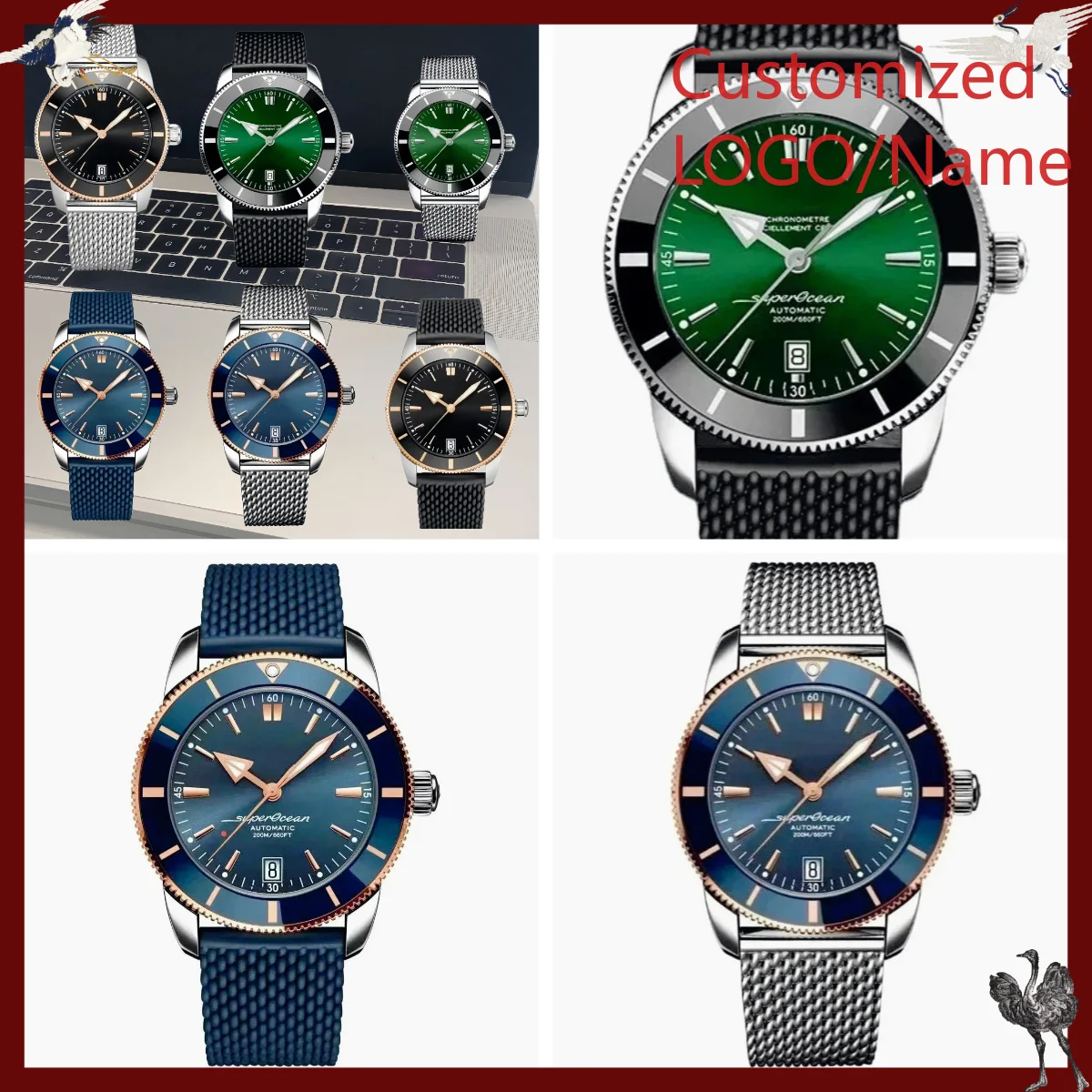 Jewelry Bracelet Watches - A1212 Store Customized Watches 46mm Sport