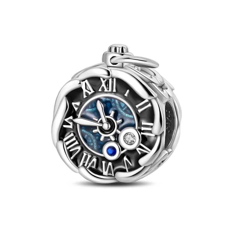 Jewelry Making Watches - 925 Sterling Silver Charms Bead CZ