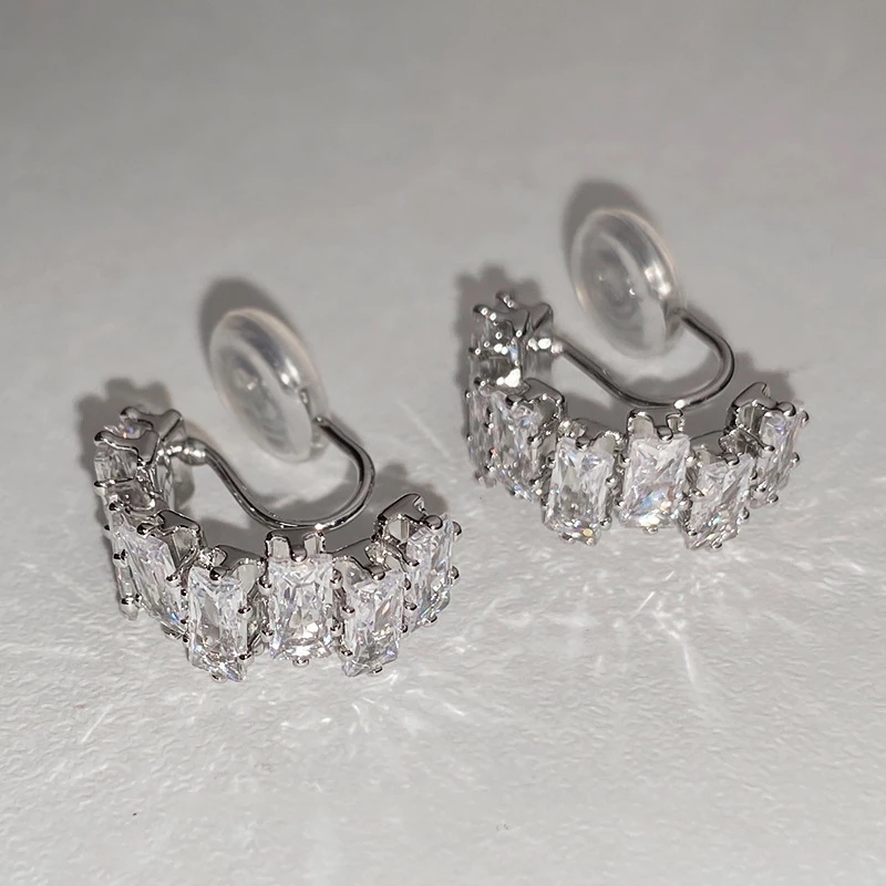 Ear Cuff No Piercing - Fashion Fine Sparkle Zircon C Shape