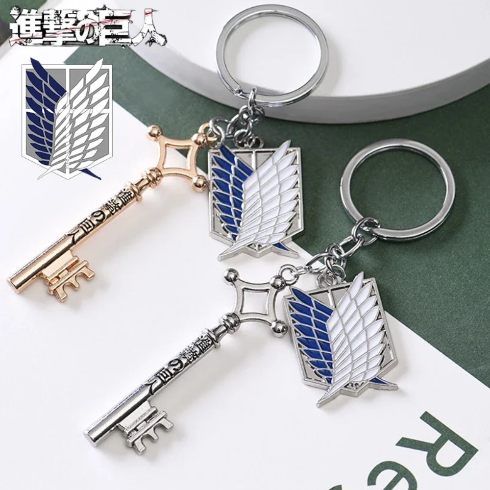 Levi Jewelry & Watches Inc - Attack on Titan Metal Keychains for
