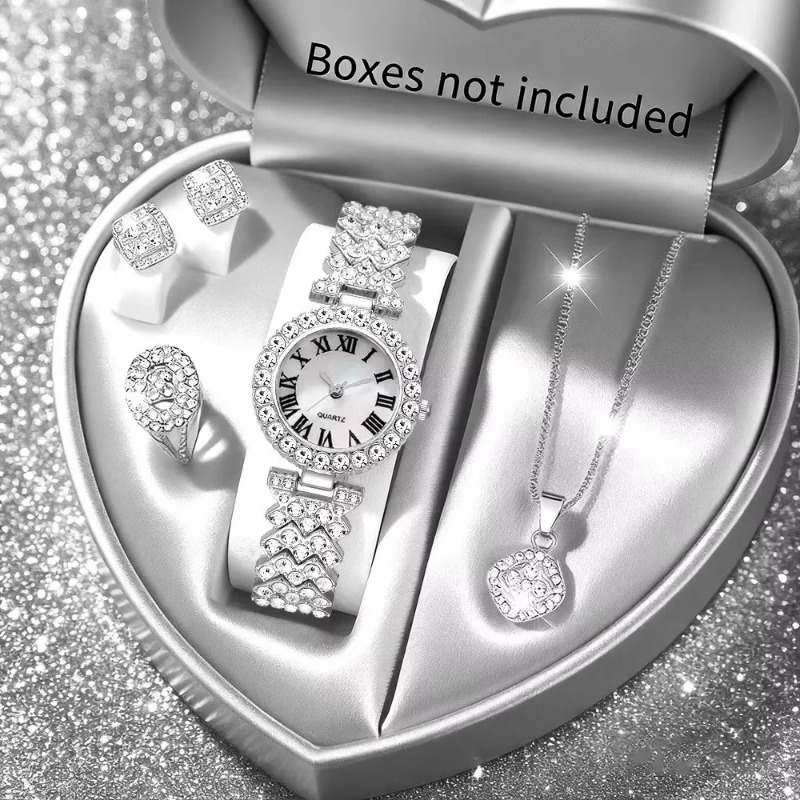 5PCS Luxury Rhinestone Women's - Jewelry Watch Making recension och pris
