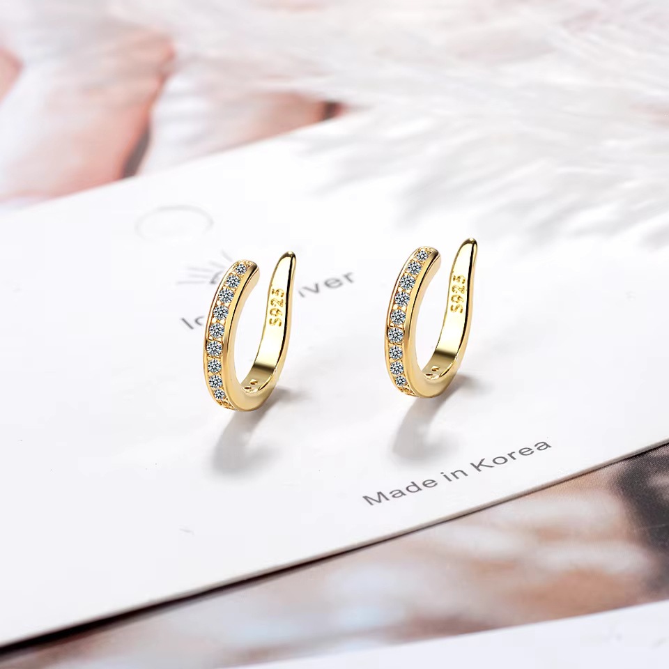 925 Sterling Silver Full Moiss - Ear Cuff No Piercing recension och pris