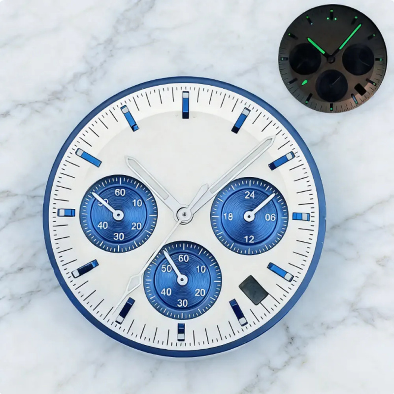 Chronograph VK63 blue speedmas - Jewelry Watch Making recension och pris