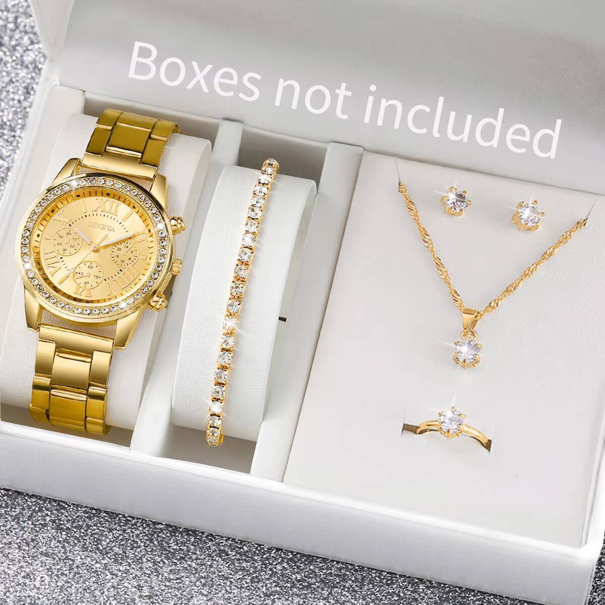 6PCS/Set Fashion Rhinestone Wo - Jewelry Watch Making recension och pris