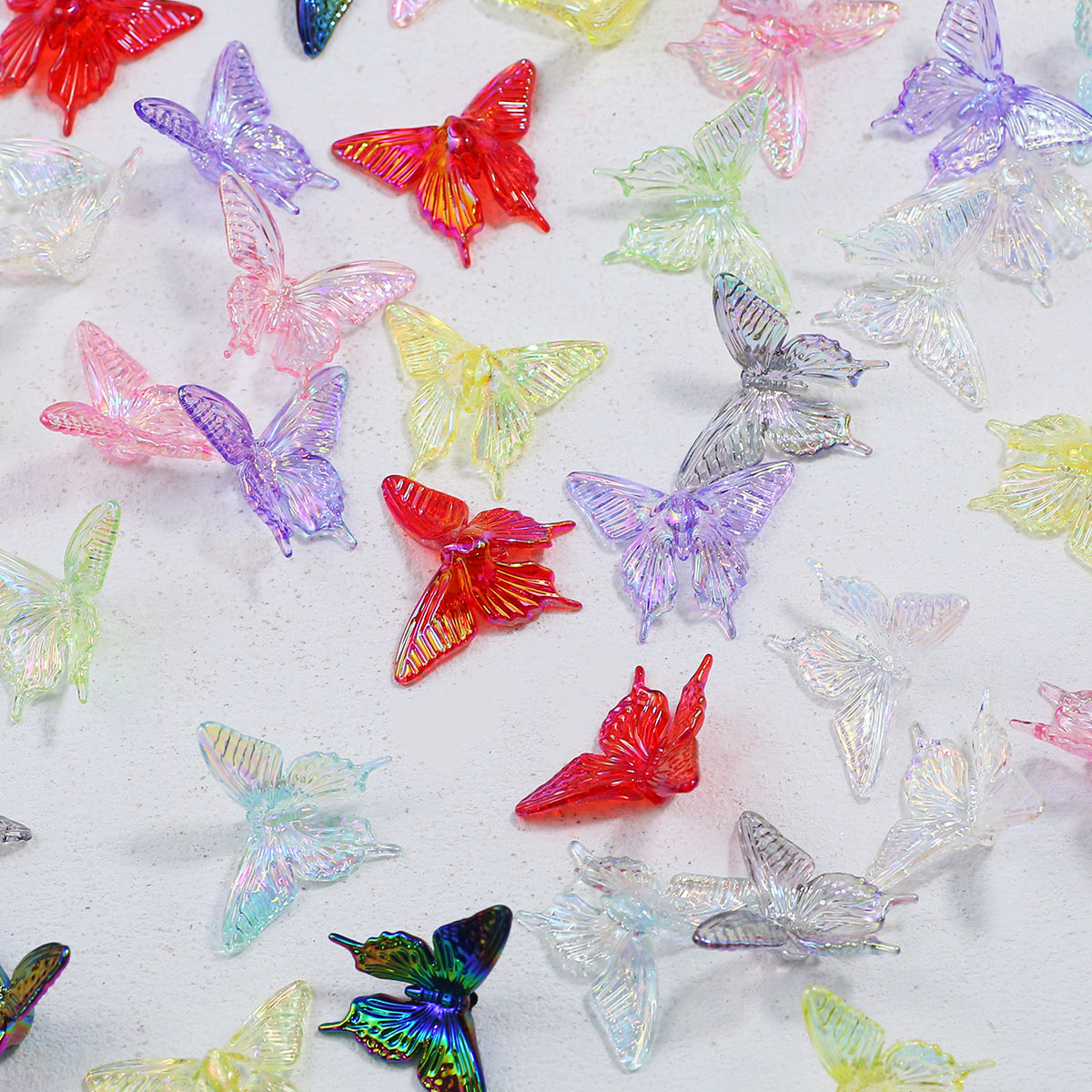 38*34mm Acrylic Butterfly UV M - Butterfly Pendant Necklace recension och pris