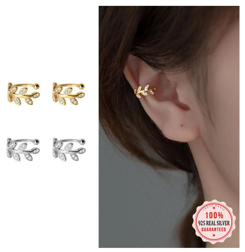 925 Sterling Silver Ear Cuff F - Ear Cuff No Piercing recension och pris