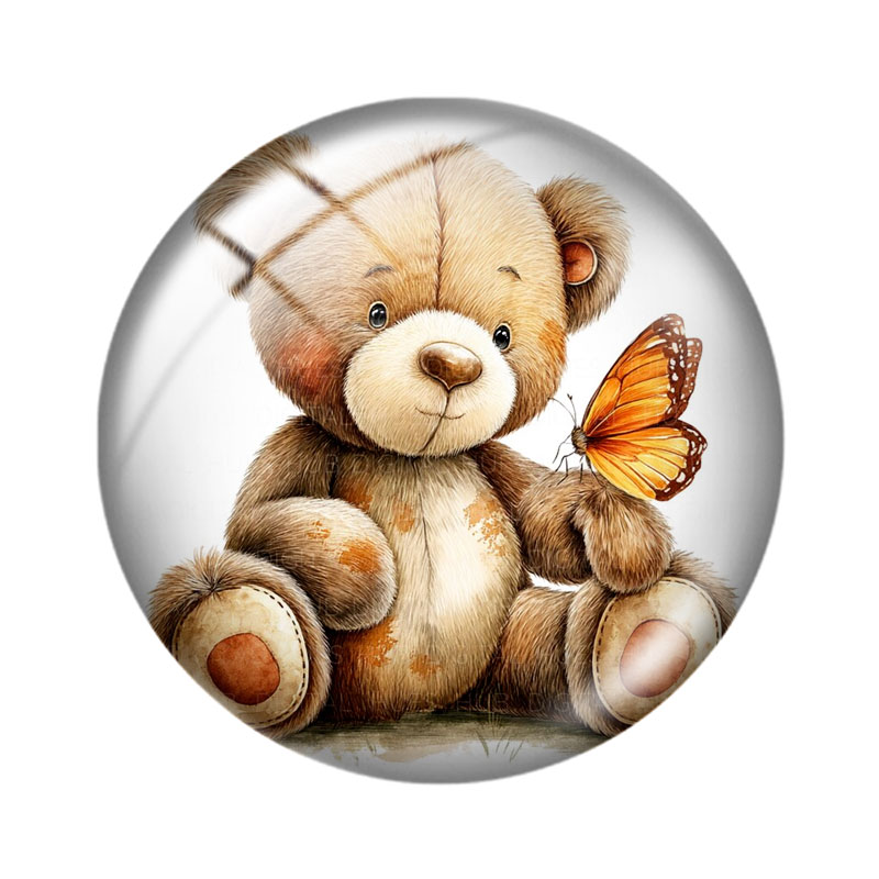 Bear Butterfly 12/18/20/25mm g - Butterfly Pendant Necklace recension och pris
