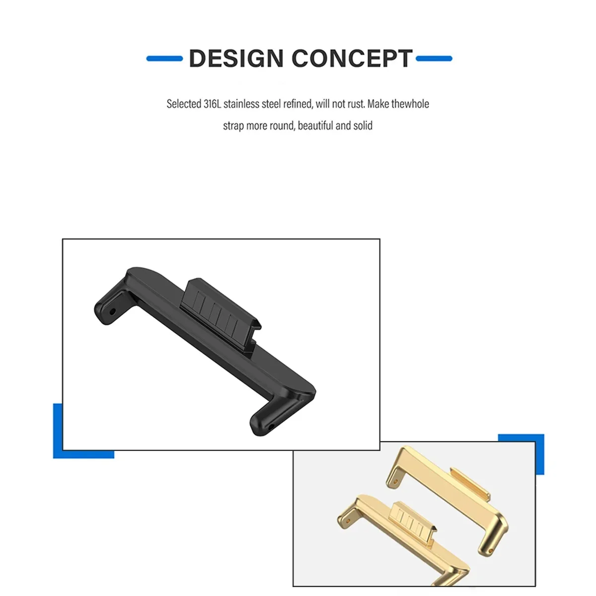 20mm 22mm 1Pair Adapter for Hu - Jewelry Bracelet Watches recension och pris