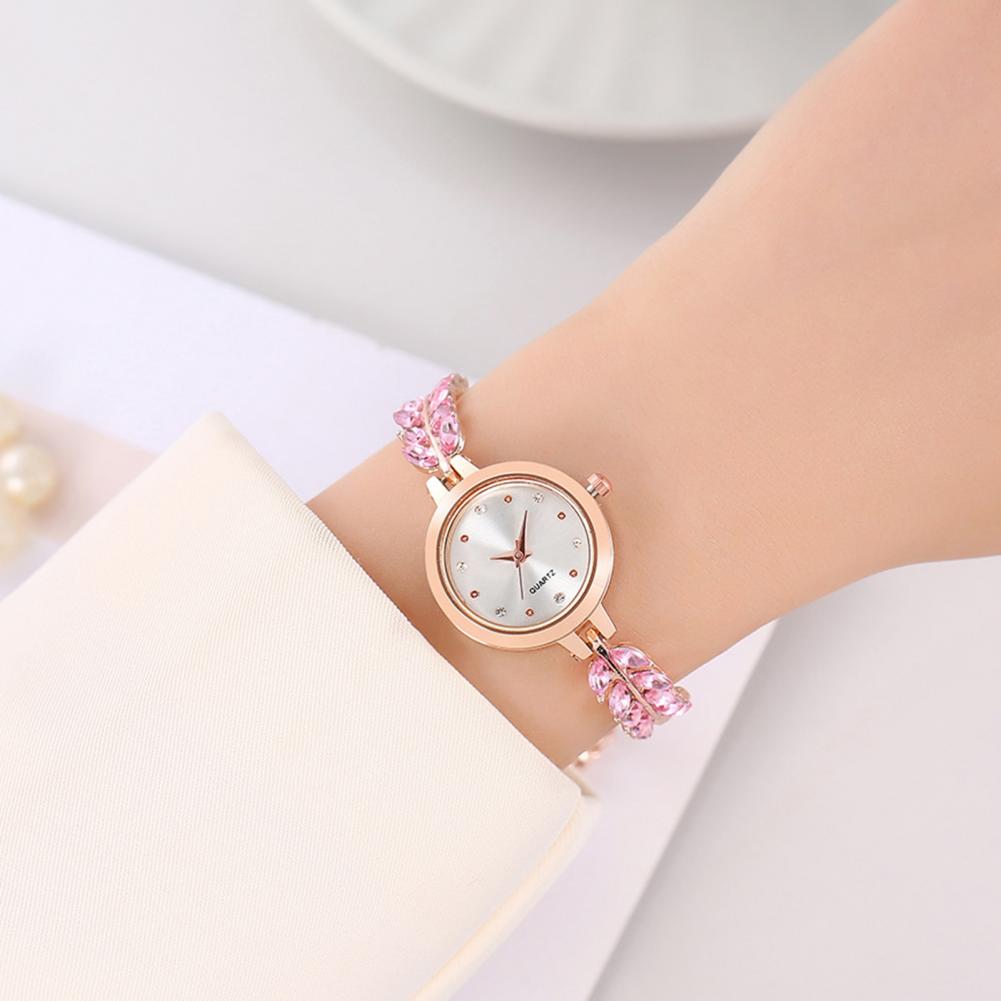 2.3cm Women Rhinestone Bracele - Jewelry Watch Making recension och pris