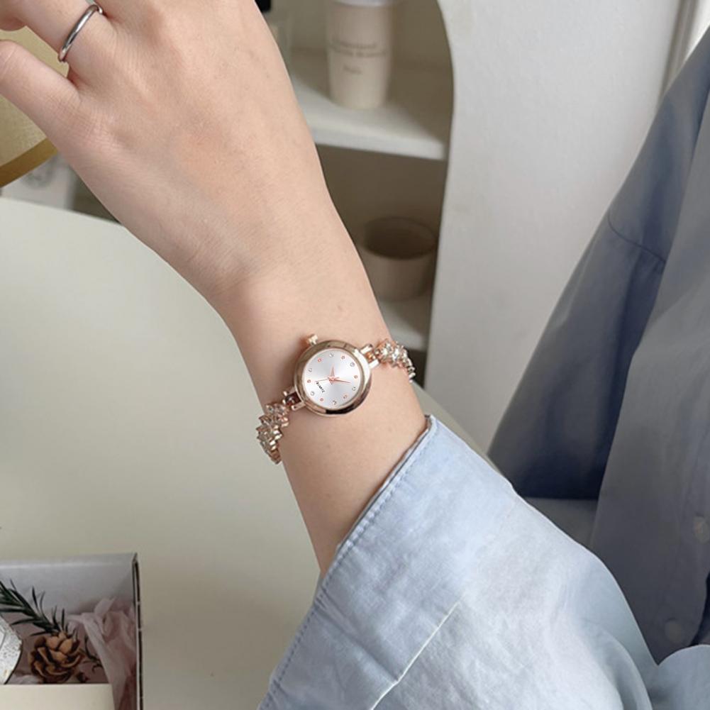 2.3cm Women Rhinestone Bracele - Jewelry Watch Making recension och pris