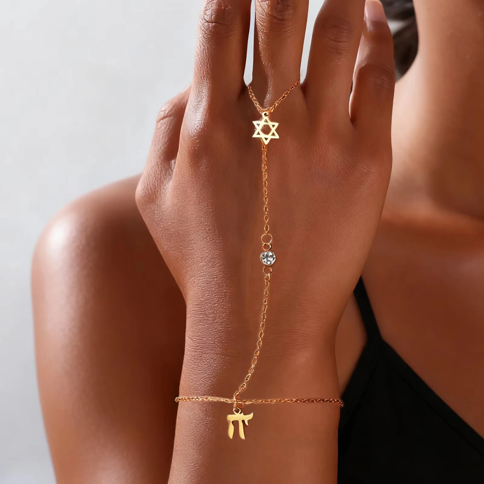 Jewish Star of David Hebrew Le - Jewelry & Watches Spółka Z Ograniczoną Odpowiedzialnością Sp Z Oo recension och pris