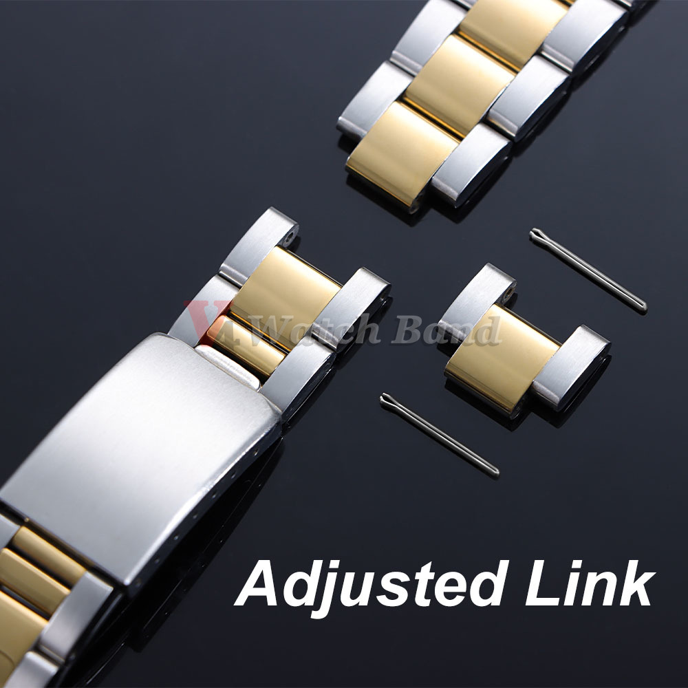 Curved End Metal Strap for Rol - Jewelry Rolex Watches recension och pris