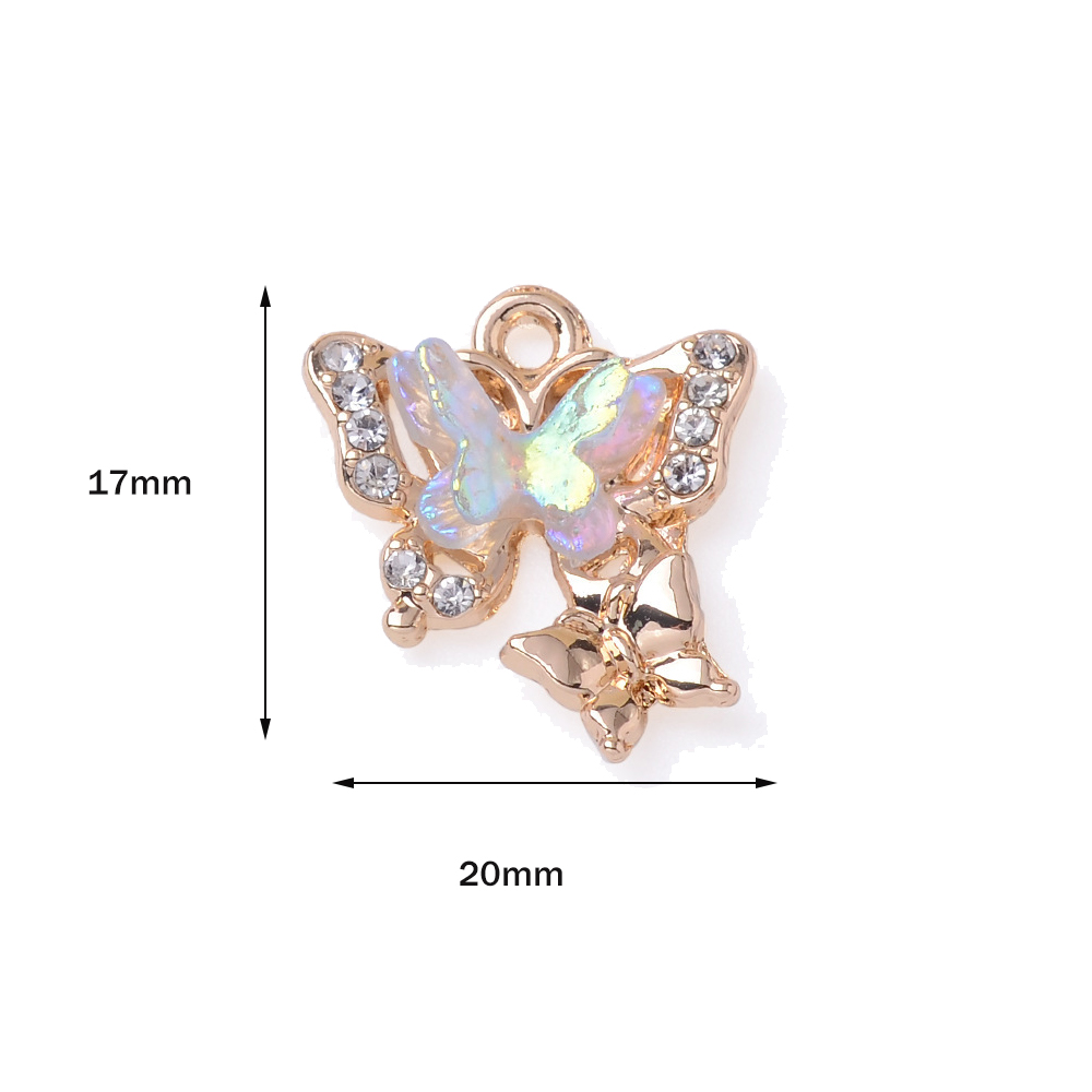 10pcs/Lot Animal Charms Butter - Butterfly Pendant Necklace recension och pris