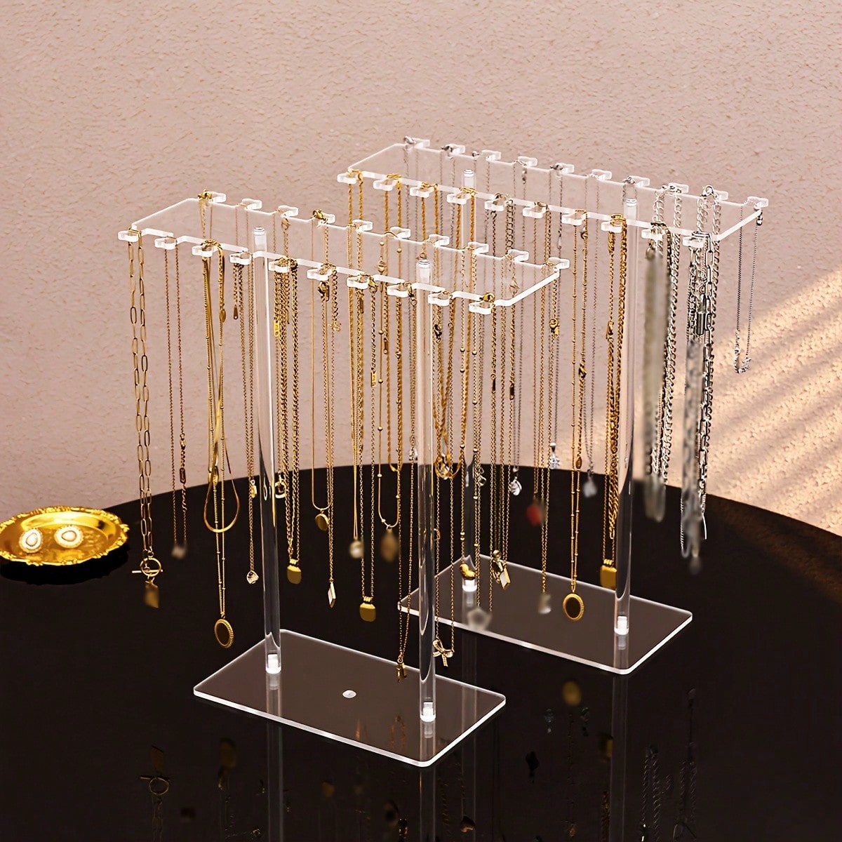 1pc Premium Clear Acrylic Neck - Al Ain Jewelry & Watches Exhibition 2025 recension och pris