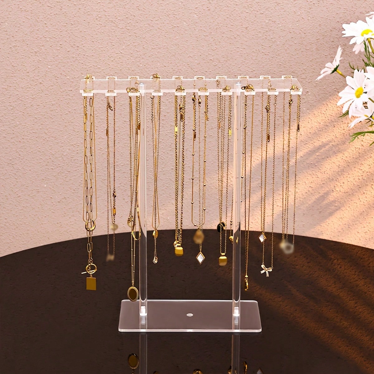 1pc Premium Clear Acrylic Neck - Al Ain Jewelry & Watches Exhibition 2025 recension och pris
