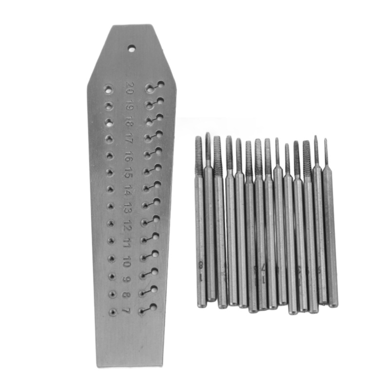 14pcs Tap And Die Set 0.7mm-2m - Jewelry Making Watches recension och pris