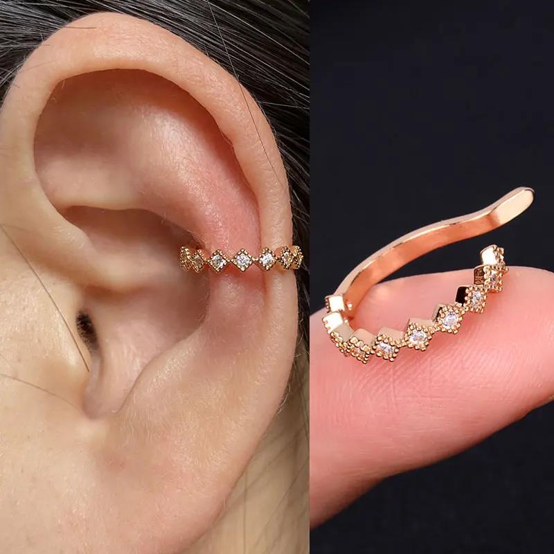 1Pc Fashion Crystal cz Star Le - Ear Cuff No Piercing recension och pris