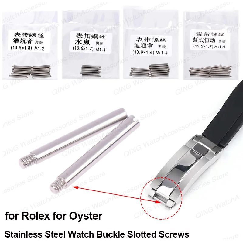 Clasps Screws Stainless Steel  - Jewelry Rolex Watches recension och pris