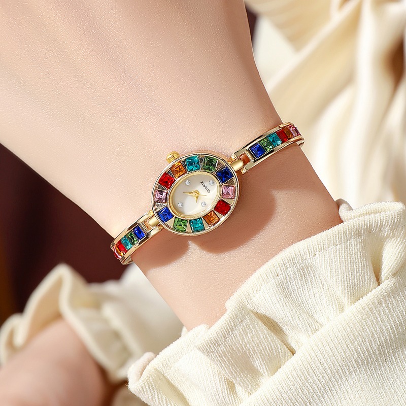 2pcs Elegant Colorful Rhinesto - Jewelry Watch Making recension och pris