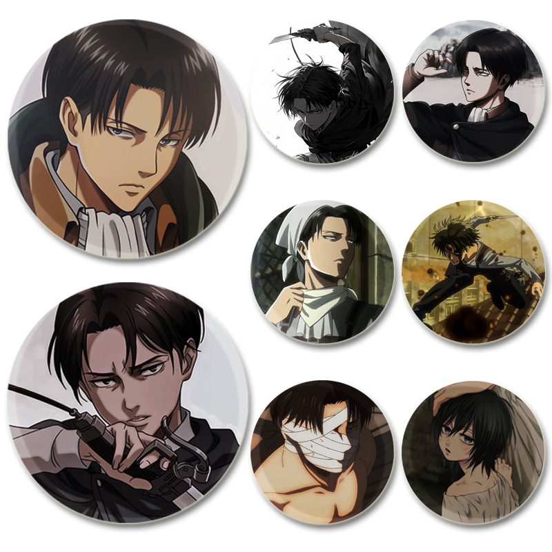 58mm Levi Ackerman Anime Chara - Levi Jewelry & Watches Inc recension och pris