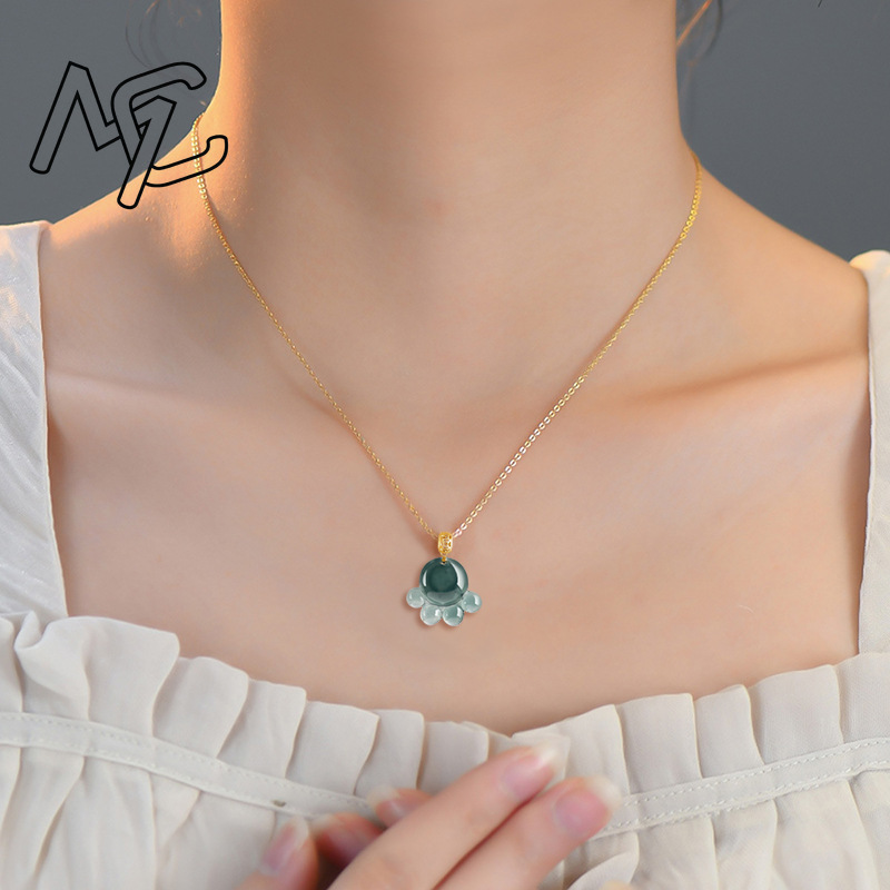 Natural Real Emerald Blue Wate - Jewelry & Watches Spółka Z Ograniczoną Odpowiedzialnością Sp Z Oo recension och pris