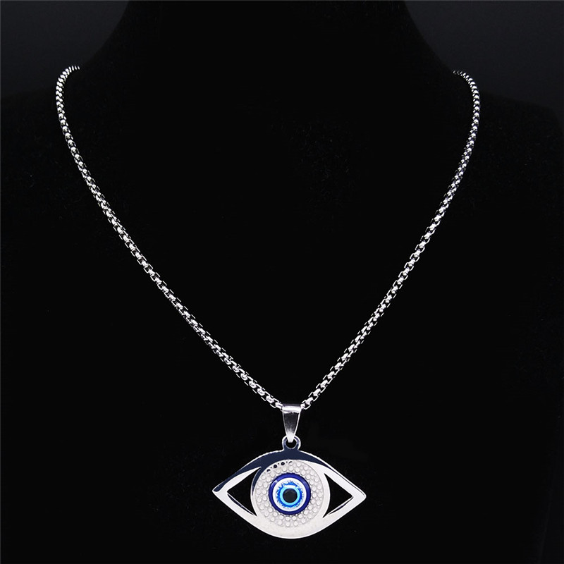 Islam Hamsa Evil Blue Eye Neck - Jewelry & Watches Spółka Z Ograniczoną Odpowiedzialnością Sp Z Oo recension och pris