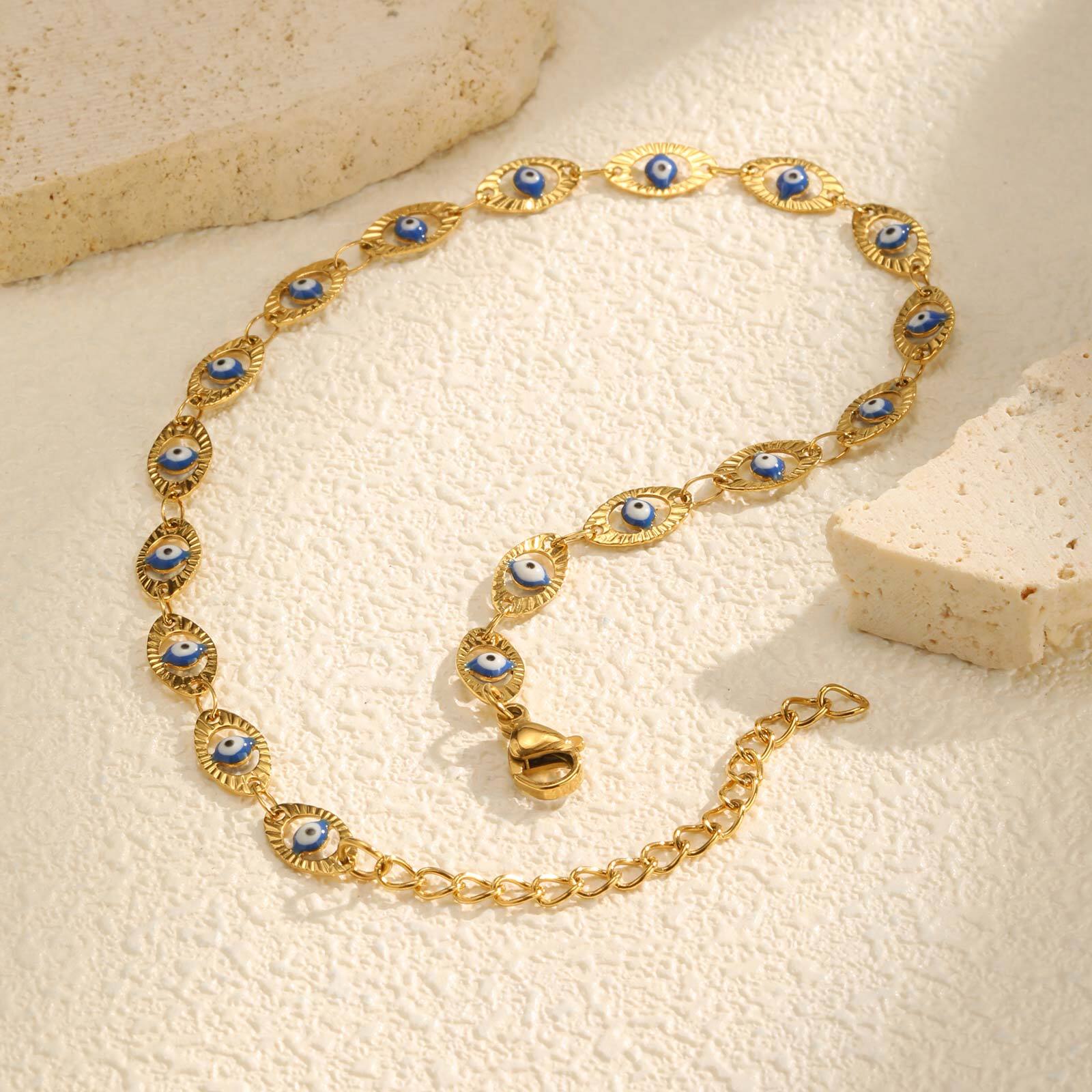 Evil Eye Anklet Bracelet for W - Jc Jewelry & Watches Reviews recension och pris