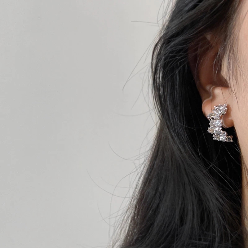 Fashion Fine Sparkle Zircon C  - Ear Cuff No Piercing recension och pris