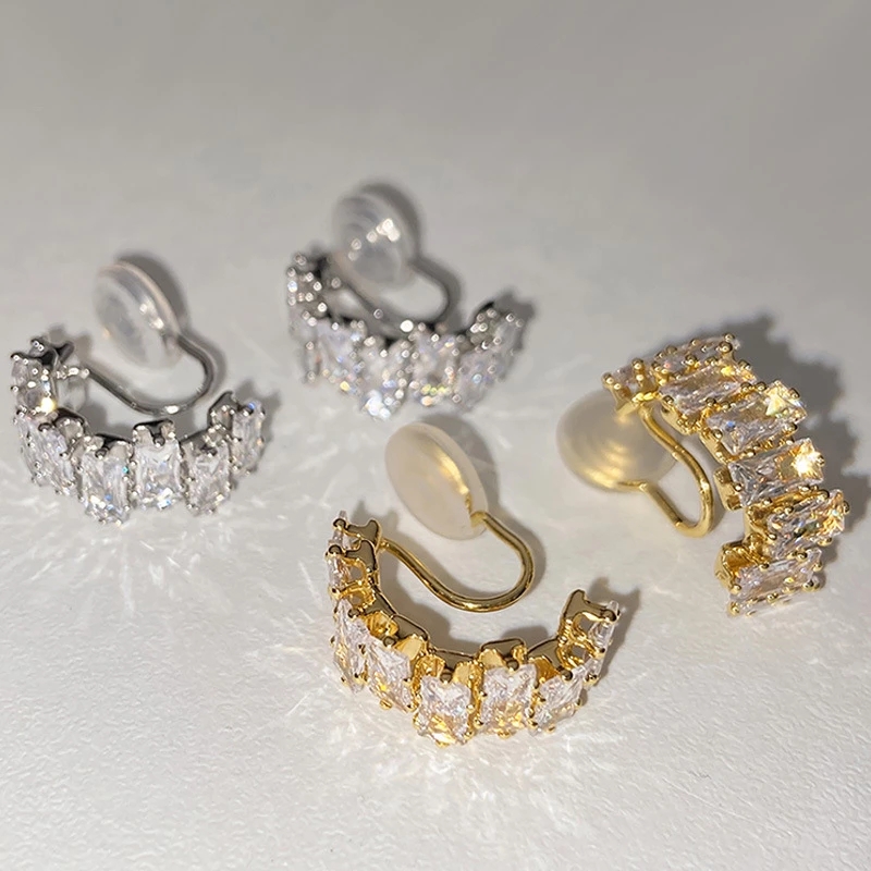 Fashion Fine Sparkle Zircon C  - Ear Cuff No Piercing recension och pris