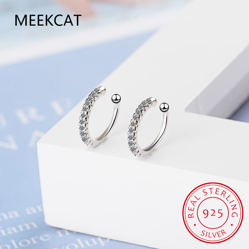 Real 925 Sterling Silver Lovel - Ear Cuff No Piercing recension och pris